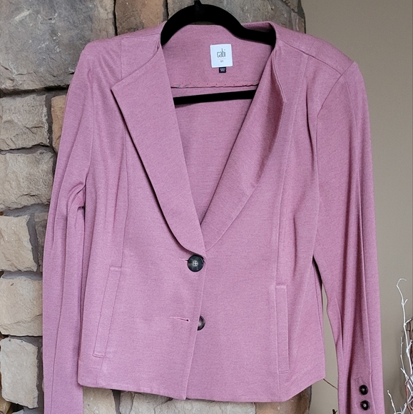 CAbi Jackets & Blazers - CAbi so cute jacket  muted pink, sz 10  NWOT